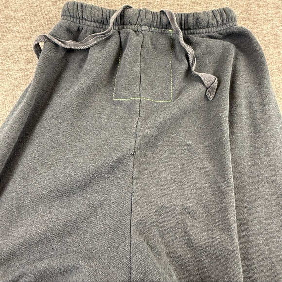 Aviator Nation Sweatpants Rainbow Heart Stitch Charcoal XS Athleisure Comfy - Picture 11 of 12